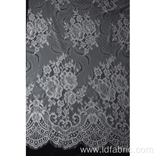 100% Nylon Panel Lace Fabric For Clothes